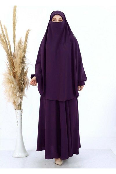Şahane Καλοκαιρινό γυναικείο σεντόνι Hijab 2 τεμαχίων