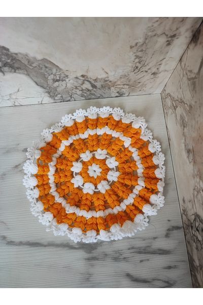 mbmh made by may hand Hand Knitted Bath Dowry Washcloth - Madebymyhand