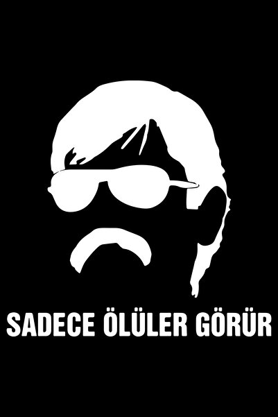 MegaSticker Sadece Ölüler Pala Görür Oto Sticker Araba Cam Sticker 16 X 15 cm