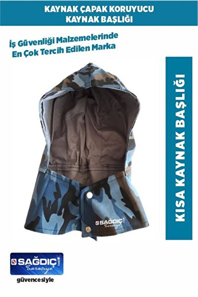 Sağdıç Saraciye Kaynakçı Kamuflaj Kısa Lacivert Başlık
