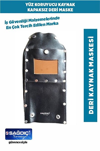 Sağdıç Saraciye Sağdıç S-302 Camsız Deri Kaynakçı Maskesi