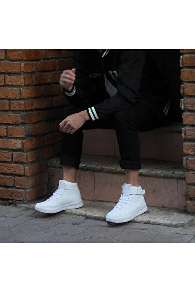 Jump Ανδρικά αθλητικά παπούτσια Casual αθλητικά παπούτσια 16309 Λευκού Χρώματος ΛΕΥΚΟ