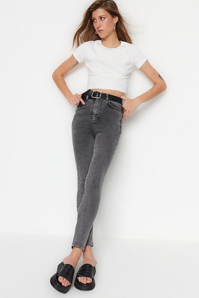 Trendyol Collection Jeans - Grau - Skinny