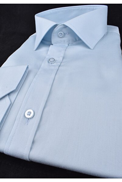 ADVANTE 2022-01 Cotton Satin Slimfit Shirt/light Blue/s