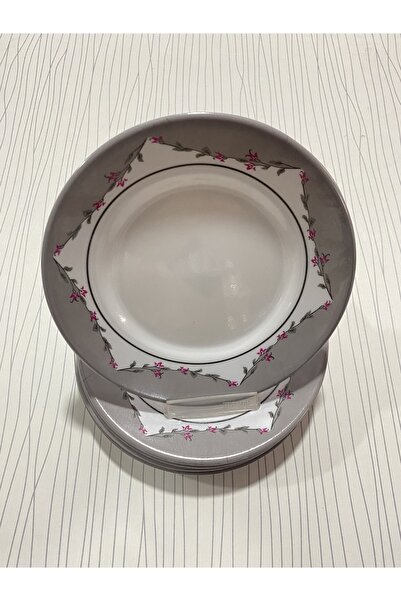 MyDaisy Melamin Desenli Lokanta Pasta Tabağı 19 Cm 6'lı