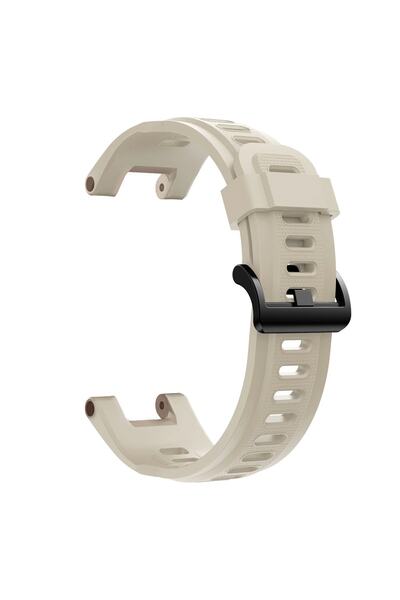 Microsonic Amazfit T-rex Kordon Silicone Sport Band Bej