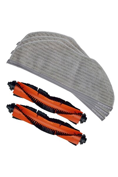 Parmis Aspirator robot compatibil Xiaomi Mijia G1 Mjstg1 2 bucăți perie princ...