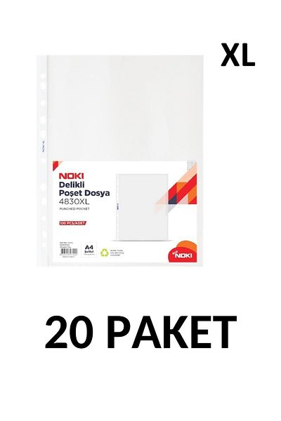 Noki 20 Pack 4830-xl 100 Pieces Bag File