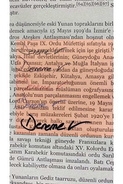 Maxx Renkli Şeffaf Post-it (turuncu)