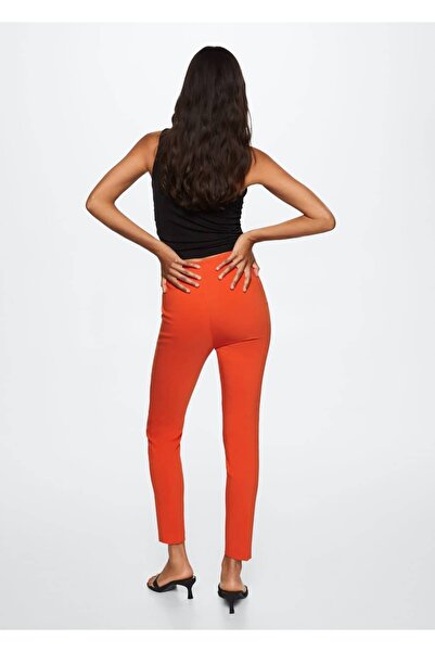 MANGO Woman Skinny Kumaş Pantolon