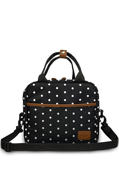 Stylo Food Bag Heat Insulated Thermal Bag Food And Meal Carrying Lunch Box With Hanger Dots