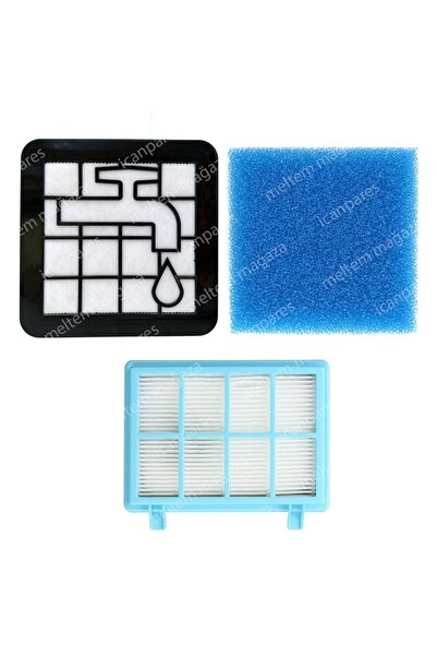 Parmis Filtru frontal și filtru Hepa pentru aspiratorul Philips compatibil FC 9332 Powerpro City