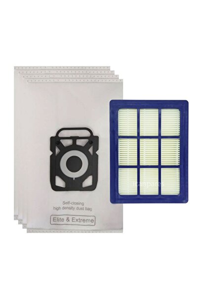 Parmis Filtru Hepa și sac de praf compatibil Nilfisk Elite Eco Special pentru...