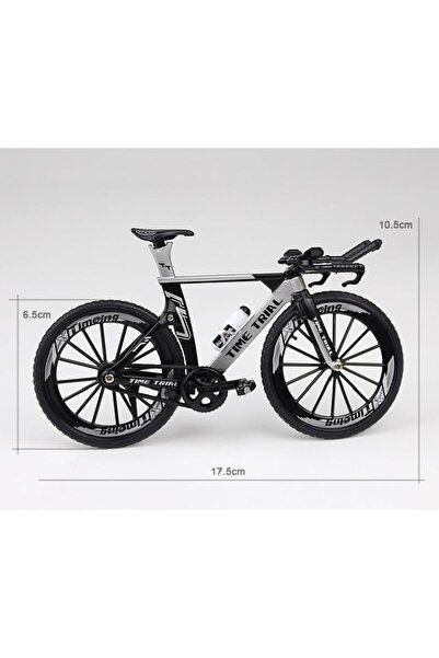 Genel Markalar Metal Model Bisiklet - 0818-8a-gri - 9309-1455