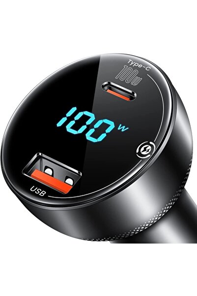 Westus 100w 2 Portlu Ultra Hızlı Araba Şarjı Samsung S22 S21-note 20 Oto Çakm...