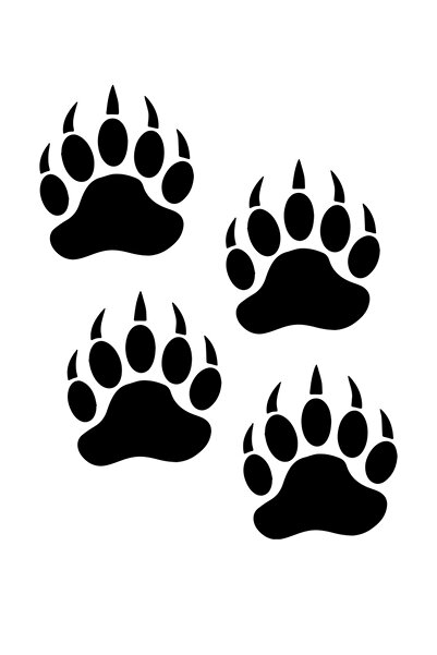 MegaSticker 4 قطع من ملصقات مخالب الطرق الوعرة المتوافقة مع ملصقات السيارات ب...