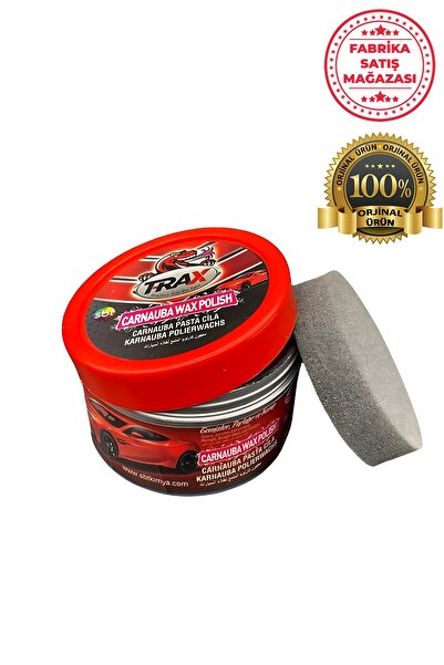 ARACINIZ İÇİN EN İYİSİ T-RAX Pasta Cila Araba Oto Süper Parlaklık Üstün Koruma CARNAUBA  250ML