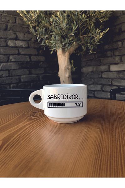 Ceylin's Hobi Hediyelik Ceramic Mug with "Patience" Written