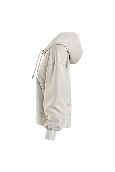 Calvin Klein Jeans Dámská mikina s kapucí a výstřihem s bílým blokem - J20J 220434 Ybi