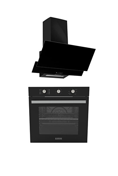 Alveus Mimoza Siyah 2'li Ankastre Set (MFA 614 - F17)