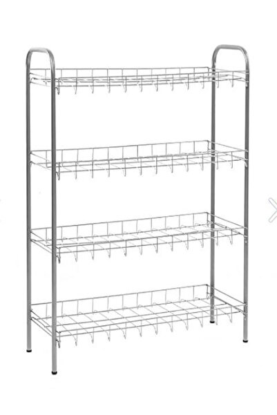 Metaltex Shoe Dayanıklı Metal 4 Katlı Ayakkabı Rafı