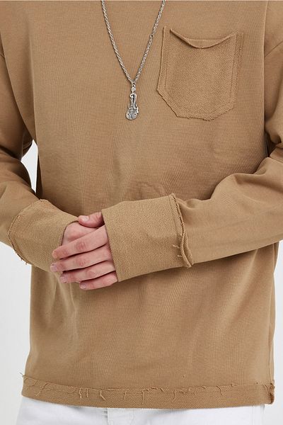 BABBOSS 3 Νήμα Oversize Τασέλ Μανσέτα Μποχεμική Μπλούζα Άριστης Ποιότητας Ειδικός Σχεδιασμός