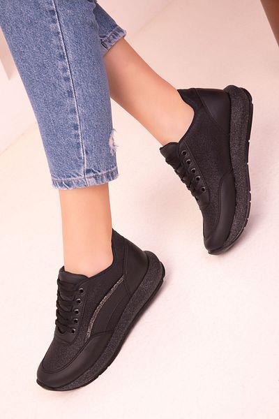 SOHO Women's Black Sneakers 17761