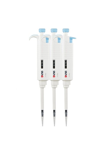 Dlab Scientific Otomatik Pipet Seti 0.5-10ul, 10-100ul, 100-1000ul