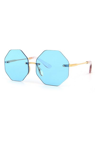 Aqua Di Polo 1987 Women's Blue Sunglasses