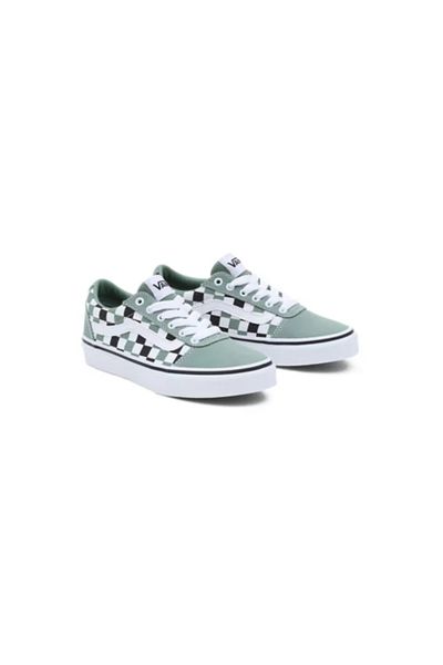 Vans Yt Ward Unisex Green Sports Shoes Vn0a38j9y9h1