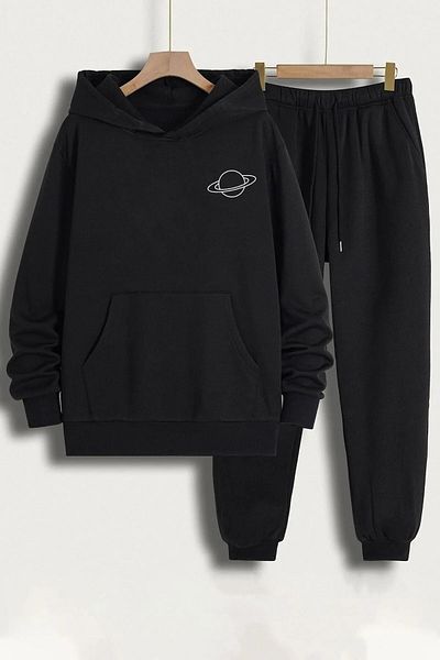 DAXİS Sportwear Company Printed Unisex Hooded Tracksuit Set