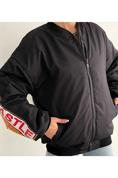 Hippolyta Unisex Newcastle Oversize εμπριμέ μπουφάν Bomber