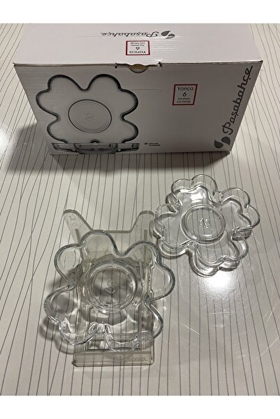 Paşabahçe طقم أطباق شاي من سلسلة يونكا مكون من 6 قطع