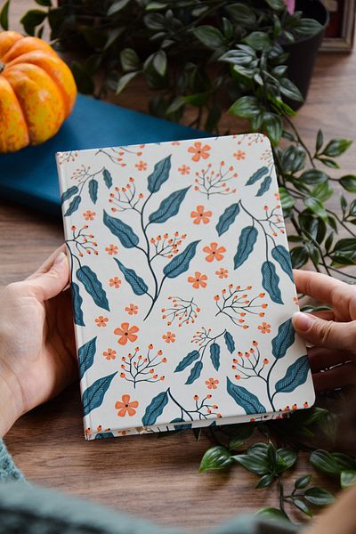 CoNotes Hard Cover Thread Stitching Checked Notebook - A5 (15x21cm)