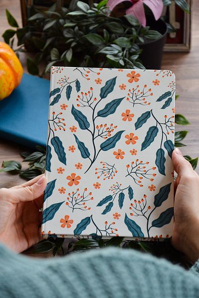 CoNotes Hard Cover Thread Stitching Checked Notebook - A5 (15x21cm)