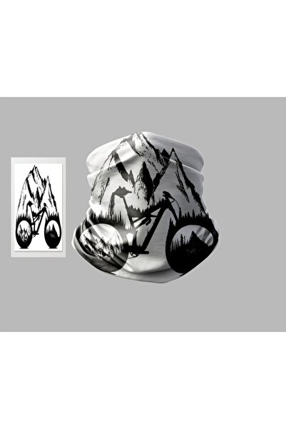 Buffalo Bicycle Designed Biker Buff Mask Outdoor Neck Collar Unisex Bandana