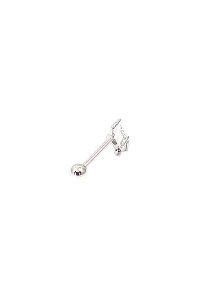 La femme by begum Slice And Seed Dangle Silver Silver Piercing, Flat, Helix, Tragus Piercing