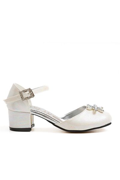 Baby DS Sultan Heeled Shoes White