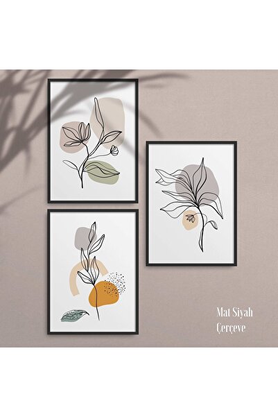 HOMEPACK Crni laminirani okvir set od 3 dela za slike Hpn015