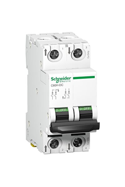 Schneider Electric Schneider,c60h Dc 2 Faz 4a 6 Ka C Tipi Otomat,a9n61524