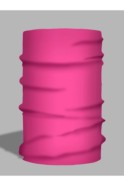 LU&MA Patternless Pink Neck Collar - Baf