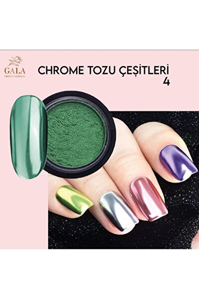 Krom Toz Çeşitleri Nail Art Süsleme