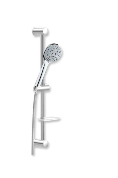 Valtemo Duschco Sürgülü Duş Sitemi Devon 3 Fonction Kristal Sabunluklu Krom