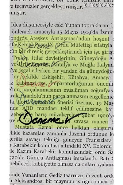 Maxx Renkli Şeffaf Post-it (sarı)