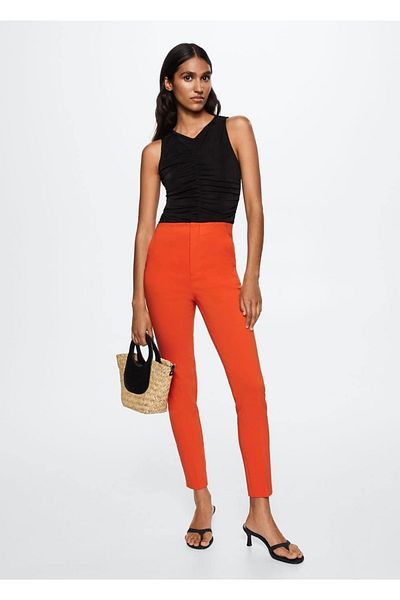 MANGO Woman Pantaloni skinny din stofa