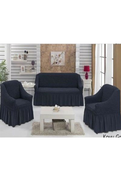 HEYTGAH Cotton Wrapped Sofa and Sofa Set - Sofa Couch Cover with Sofa Bed Skirt