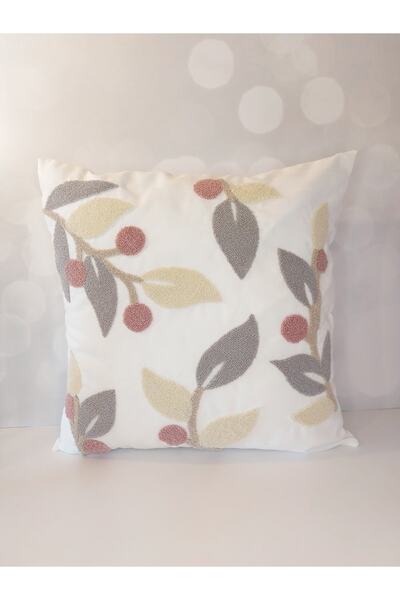 NAKIŞ HOME DESİGN غطاء وسادة مزخرف مطرز من Spring Suzene Punch (مخلب) مقاس 45...