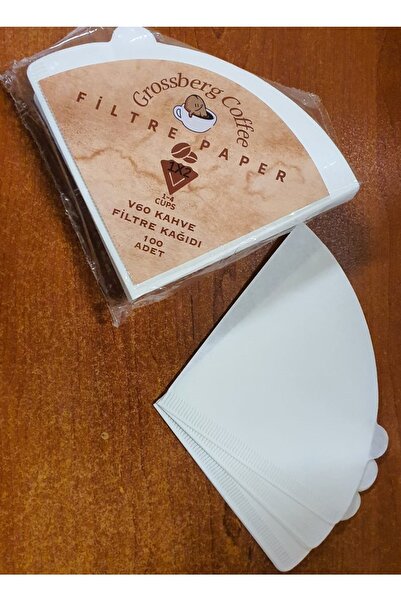 Grossberg Coffee V60 Kahve Filtre Kağıdı Filter Paper 100 Adet