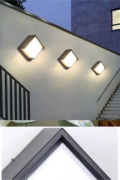 Gökyüzü Panel Modern, 12w Daylight Led Wall Lighting, Led Sconce, Decorative Sconce, Ip65, Natural Wall Lights