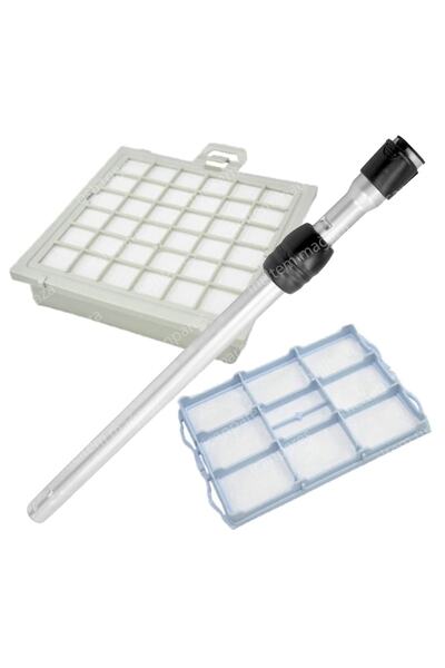 Parmis Set de filtre Hepa pentru țevi de aspirator compatibil Bosch Bsg 82480